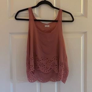 Pink John Galt by Brandy Melville Tank Top